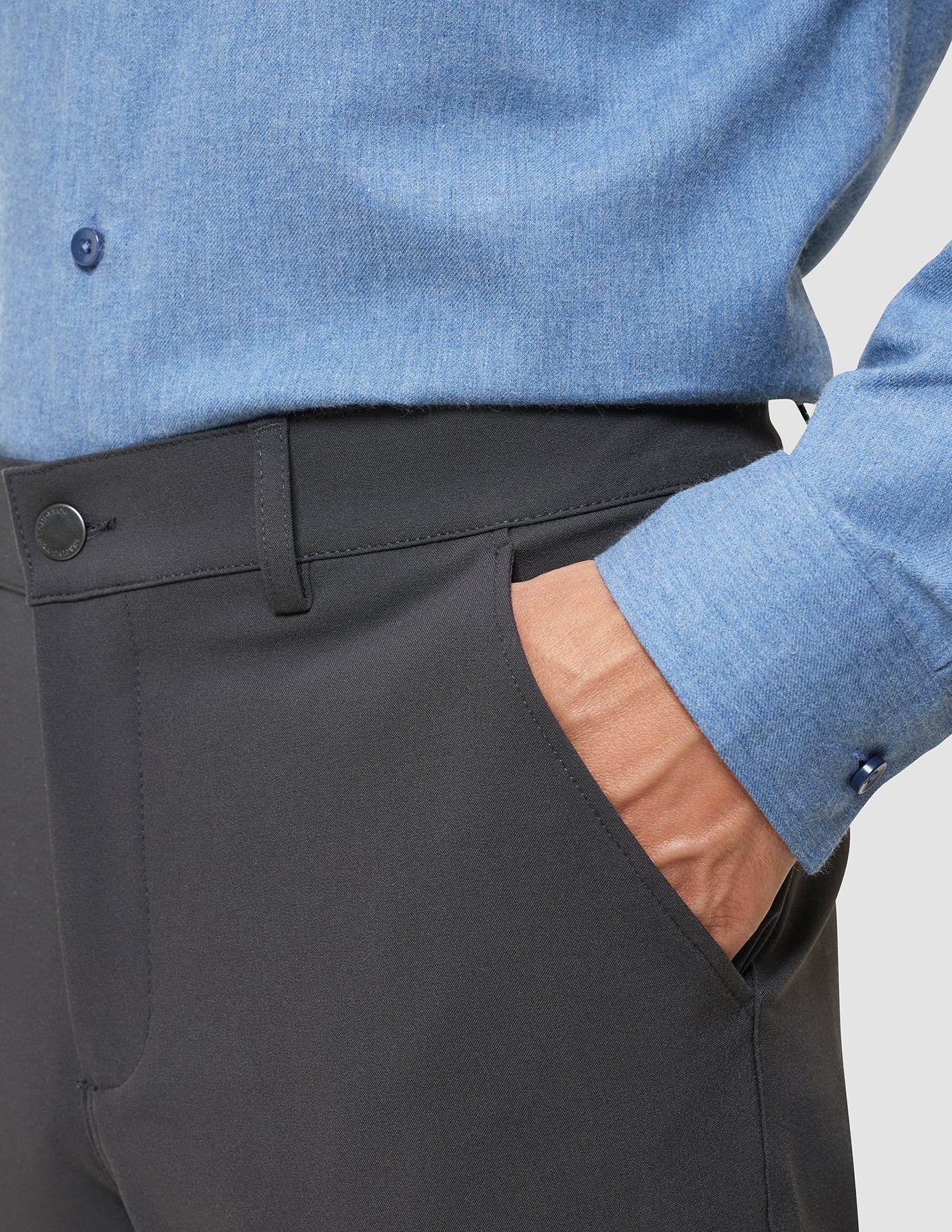 Essential Pants Slim Dark Shadow