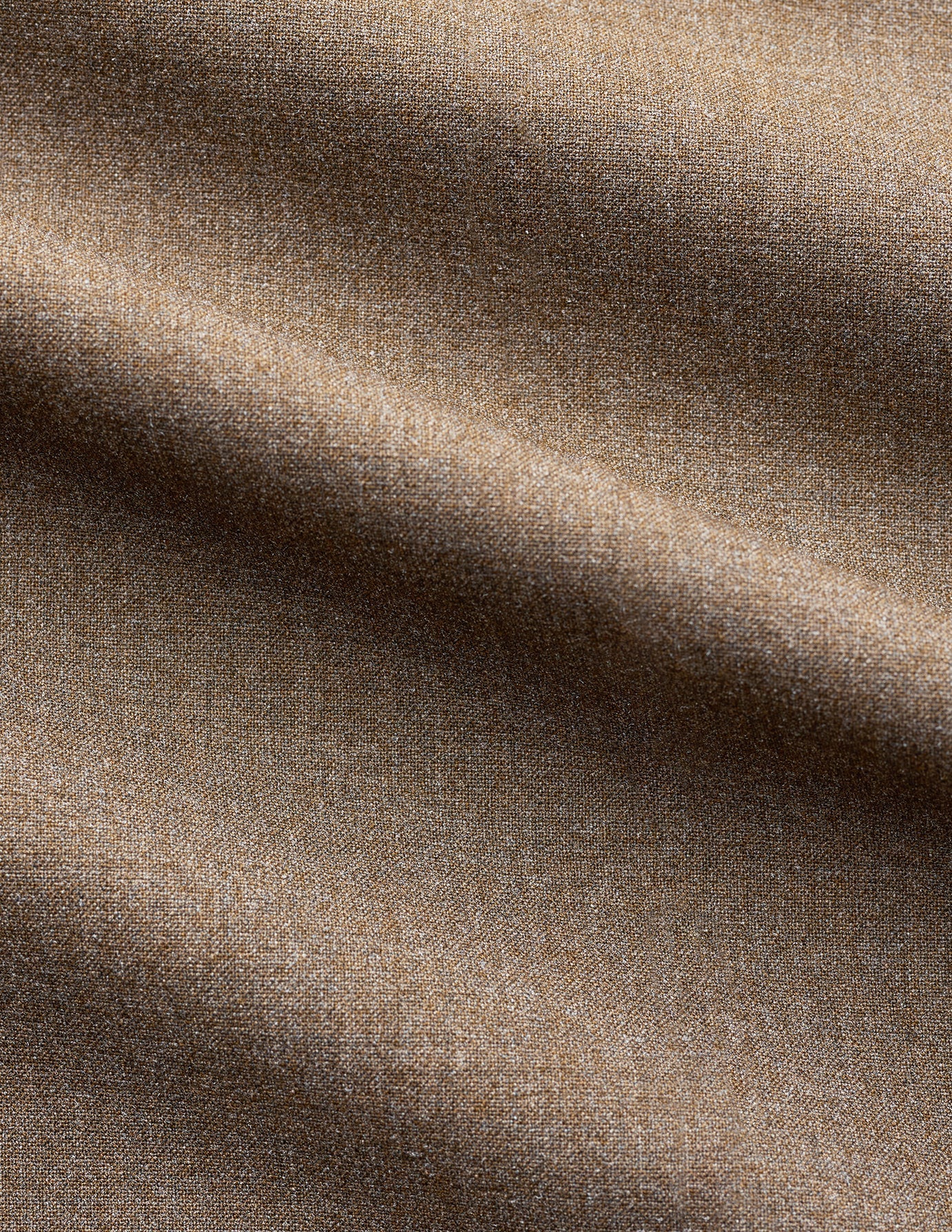 Essential Suit Pants Relaxed Fit Saddle Brown Melange