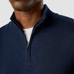 Everyday Knit Half Zip Navy