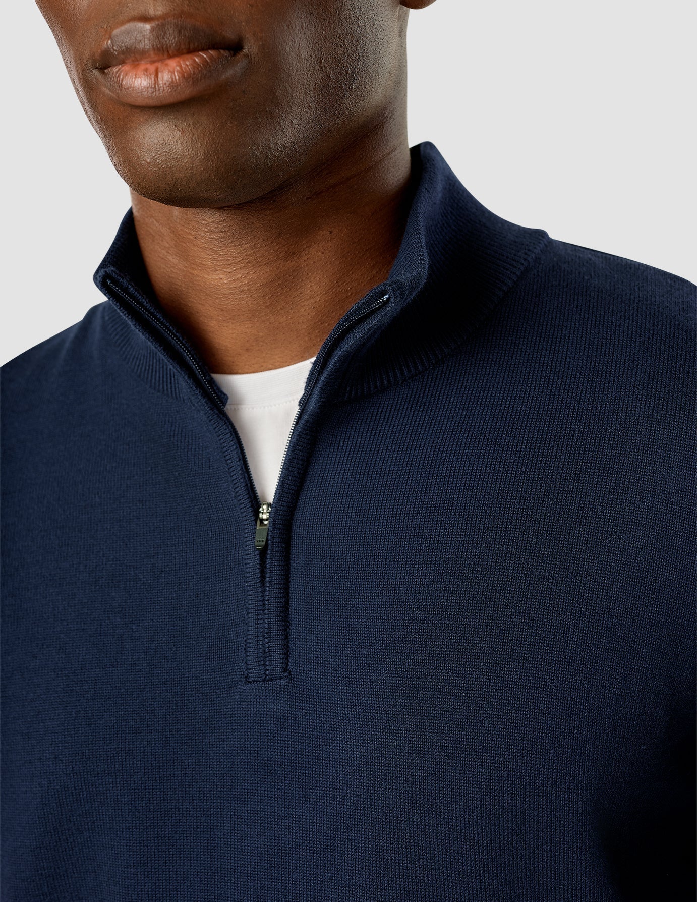 Everyday Knit Half Zip Navy