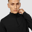 Everyday Knit Half Zip Black