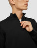 Everyday Knit Half-Zip Black