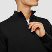 Everyday Knit Half Zip Black