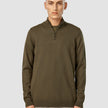 Everyday Knit Half Zip Nightfall Green