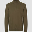 Everyday Knit Half Zip Nightfall Green