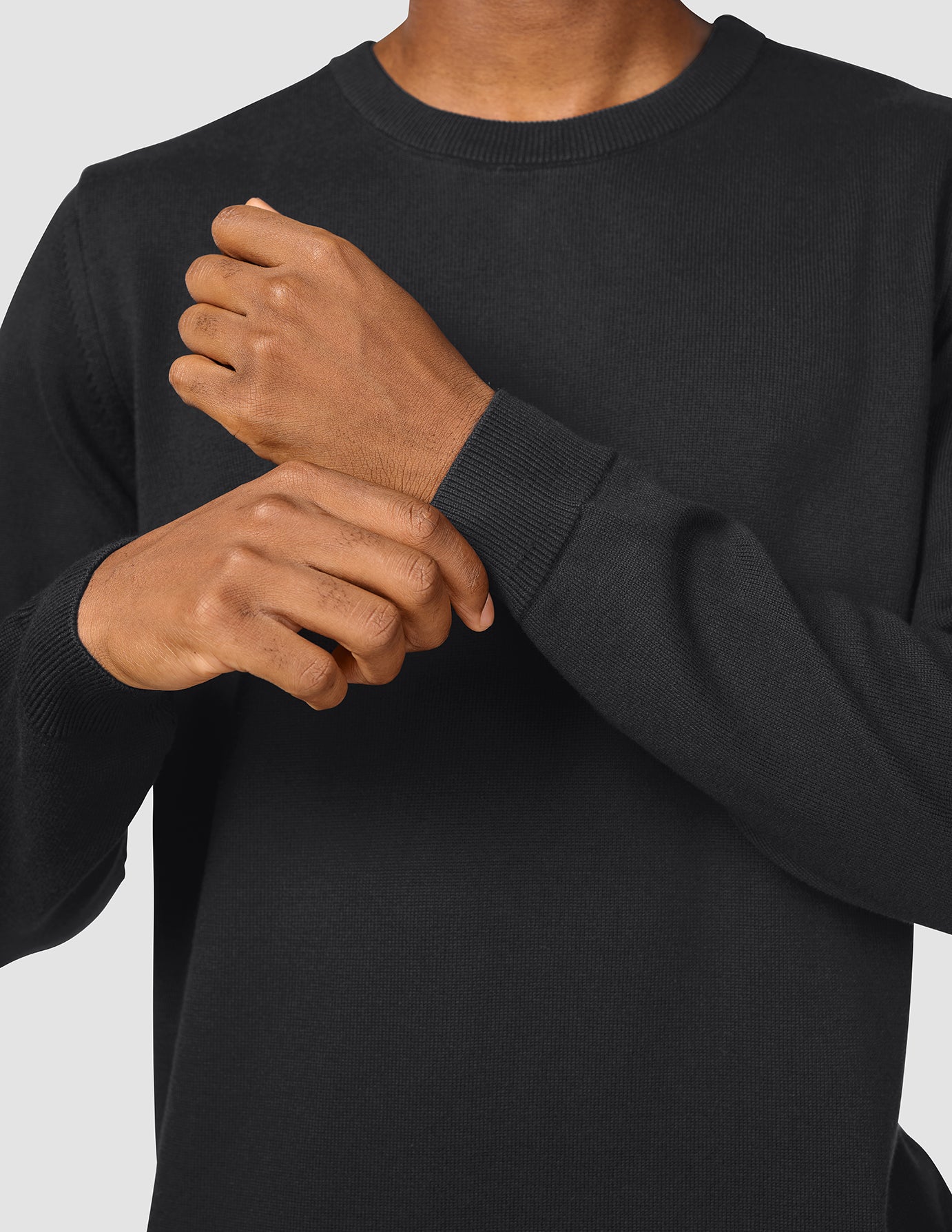 Everyday Knit Crewneck Black
