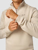 Everyday Half Zip Wooden Beige