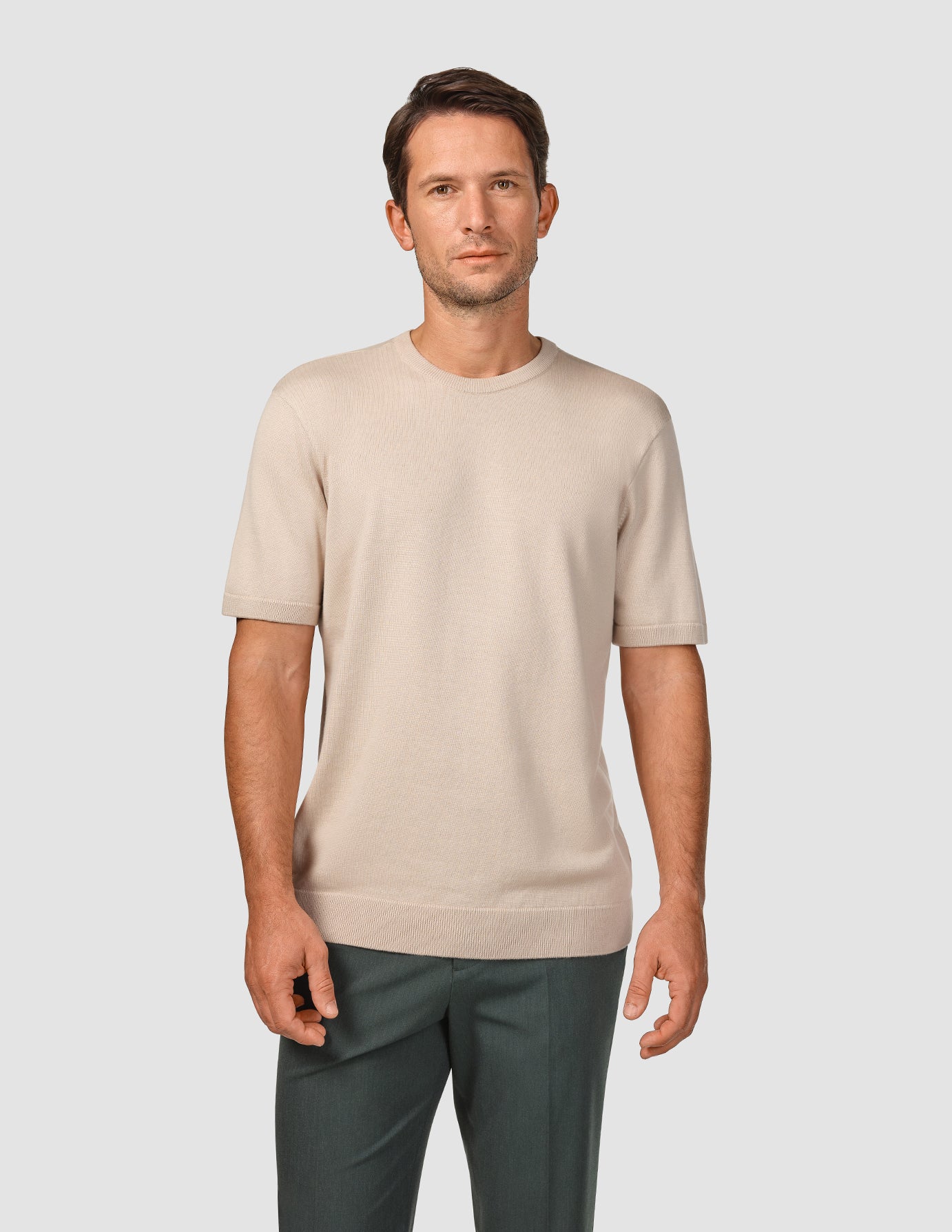 Everyday Knit Box Fit T-shirt Birchwood