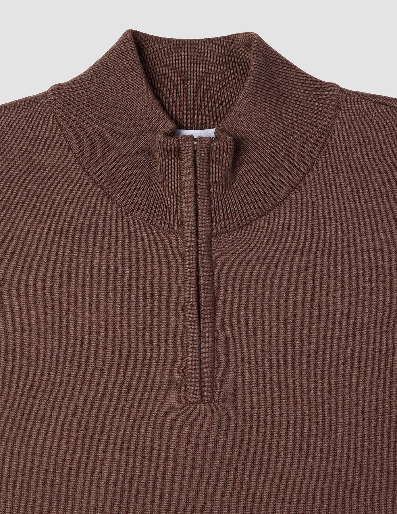 Everyday Knit Half Zip Espresso