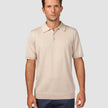 Everyday Knit Short Sleeve Polo Birchwood