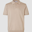 Everyday Knit Short Sleeve Polo Birchwood