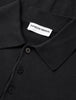 Everyday Knit Short Sleeve Polo Black