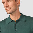 Everyday Knit Short Sleeve Polo Shadow Green