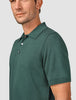 Everyday Knit Short Sleeve Polo Shadow Green