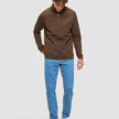 Everyday Half Zip Saddle Brown