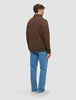 Everyday Half Zip Saddle Brown