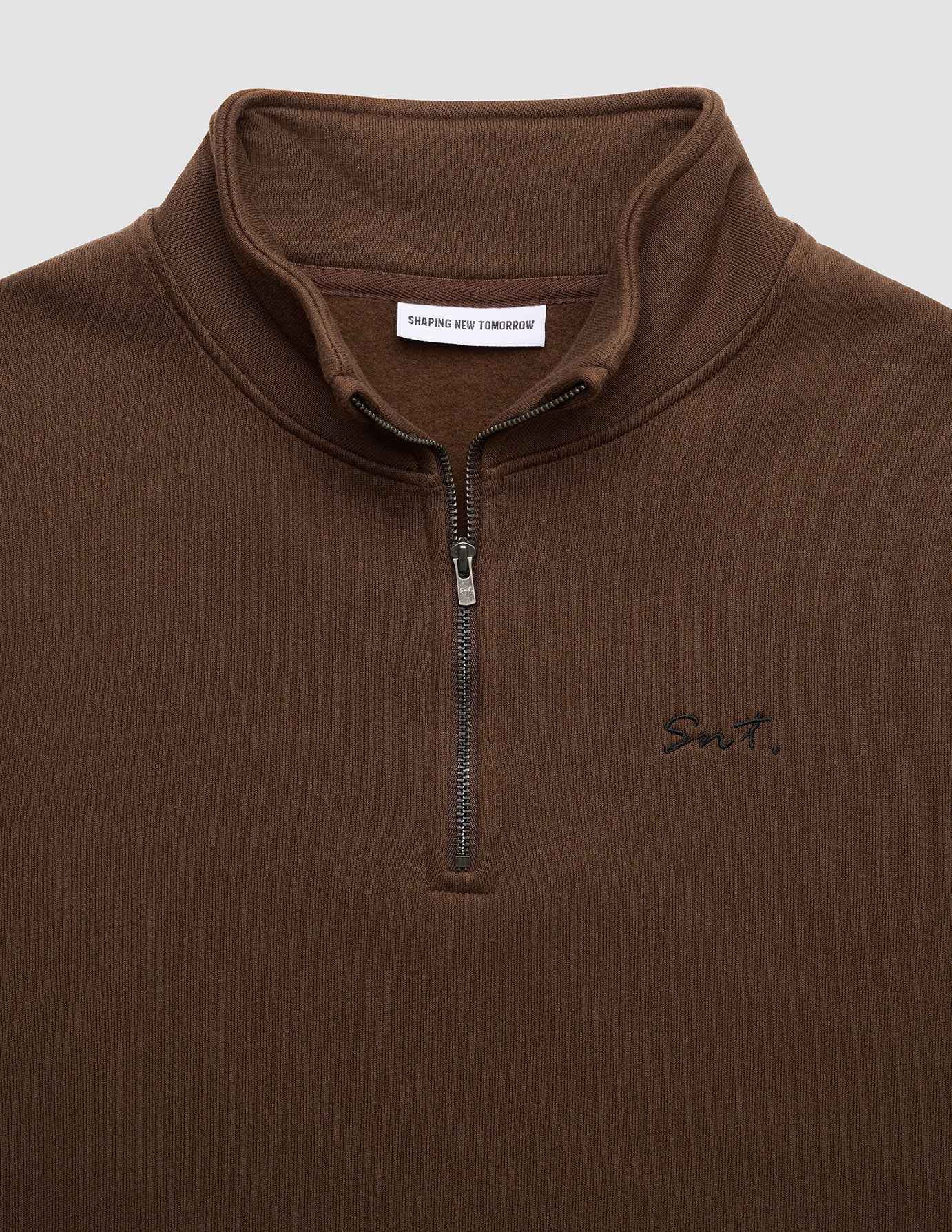 Everyday Half Zip Saddle Brown