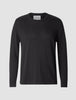 Fine Knit Crewneck Black