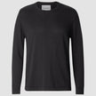 Fine Knit Crewneck Black