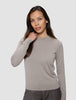Fine Knit Crewneck Dark Sand