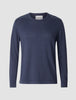 Fine Knit Crewneck Navy