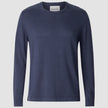 Fine Knit Crewneck Navy