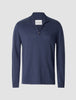 Fine Knit Half-Zip Navy