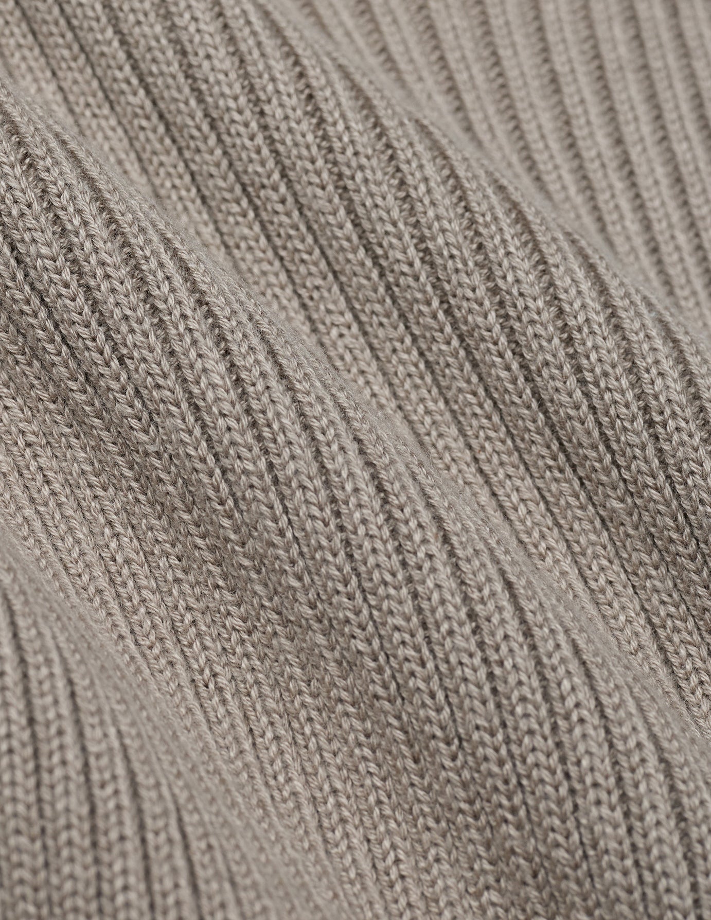 Women's Fine Knit Rib Vest Dark Sand