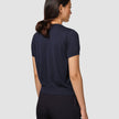 Fine Knit T-shirt Navy