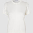 Fine Knit T-shirt Off White