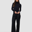 Fine Knit Turtleneck Black