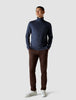 Fine Knit Turtleneck Navy