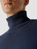 Fine Knit Turtleneck Navy