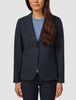 Essential Fitted Blazer Midnight Blue