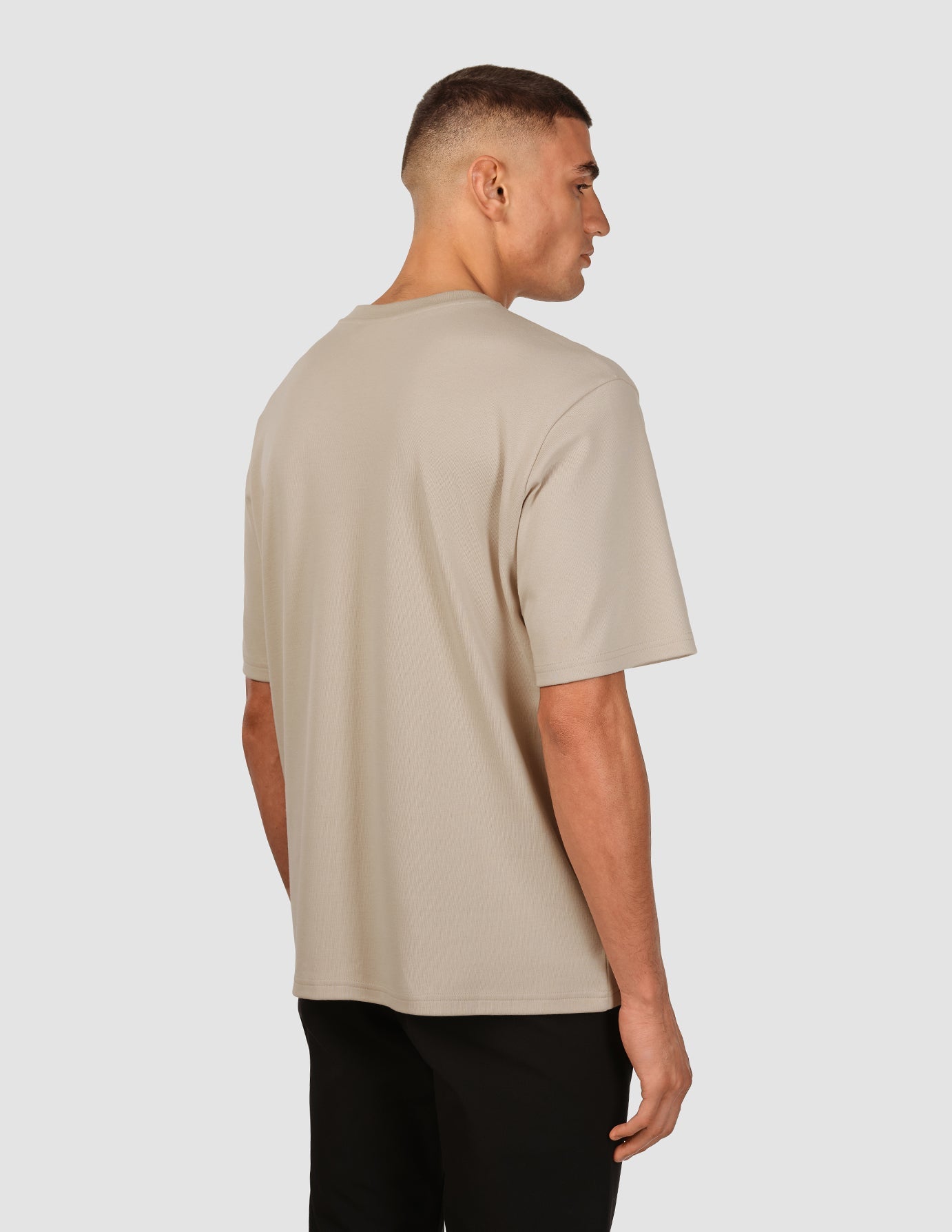 Heavy Box Fit T-shirt Legacy Stone Beige