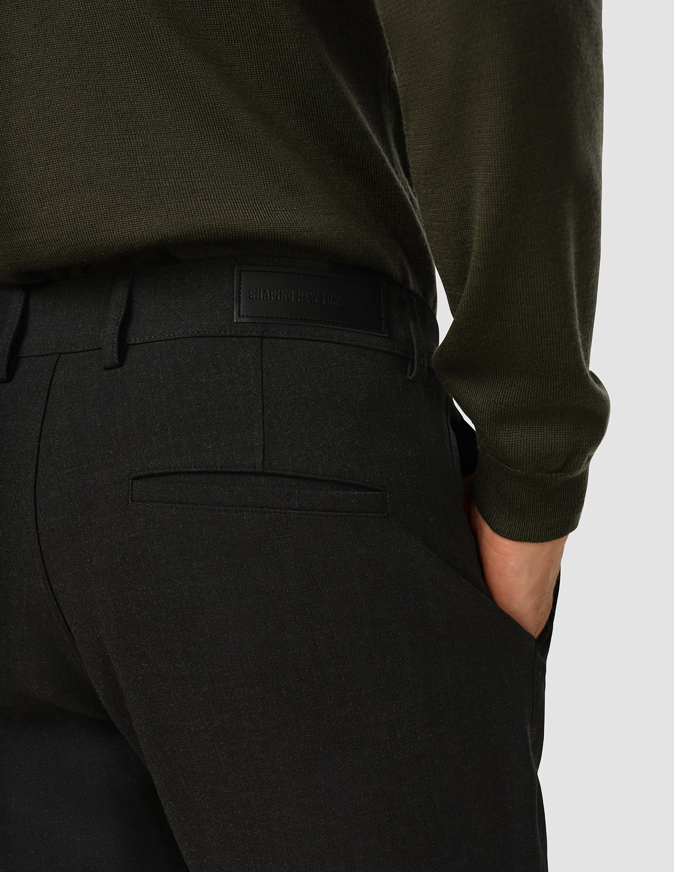 Heavy Edition Pants Slim Black Melange 2.0