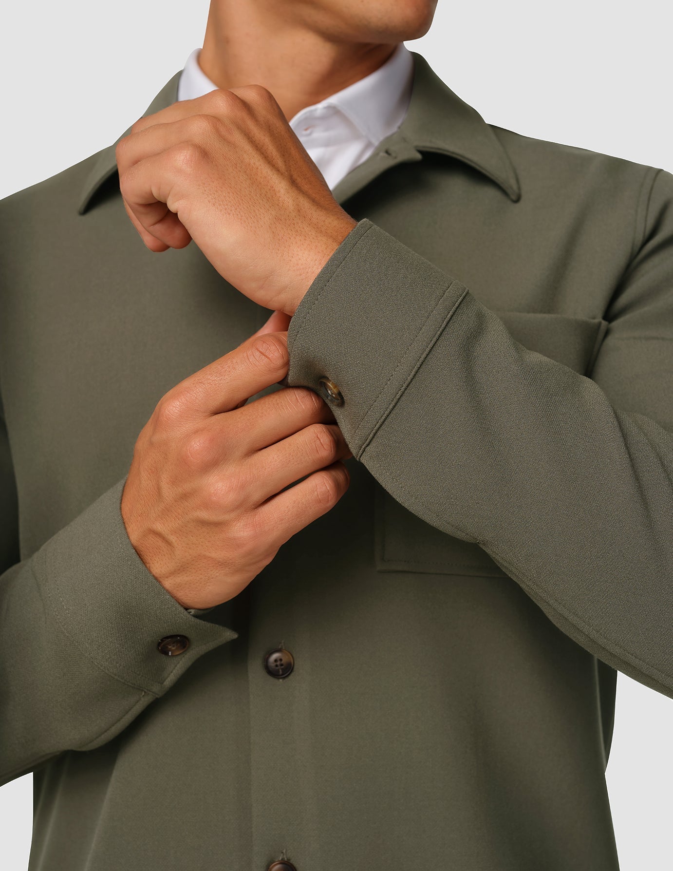 Heavy Edition Transitional Overshirt Nightfall Green