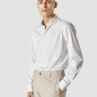 Lightweight Classic Shirt Earth Stripe Slim