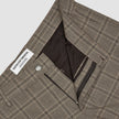 Limited Check Pants Slim Khaki