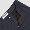 Limited Check Pants Regular Midnight Blue