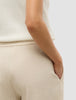 Women's Linen Pants Relaxed Sandy Beige