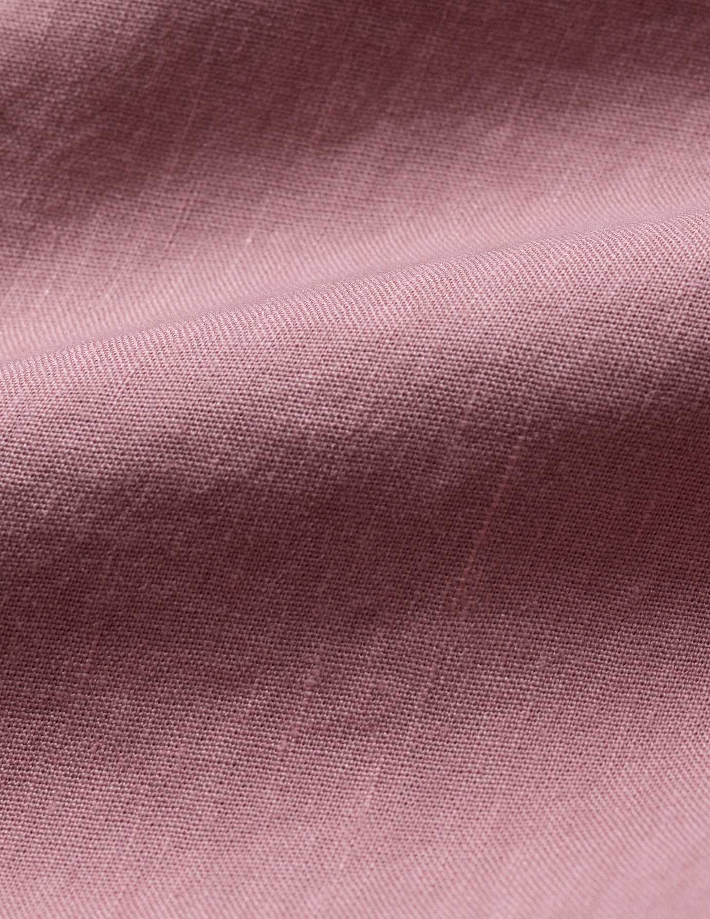 Linen Set Dusty Cerise Long Sleeved Shirt & Relaxed Pants