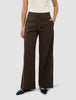 Women's Linen Pants Relaxed Espresso