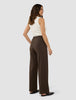 Women's Linen Pants Relaxed Espresso