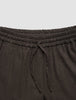 Women's Linen Pants Relaxed Espresso