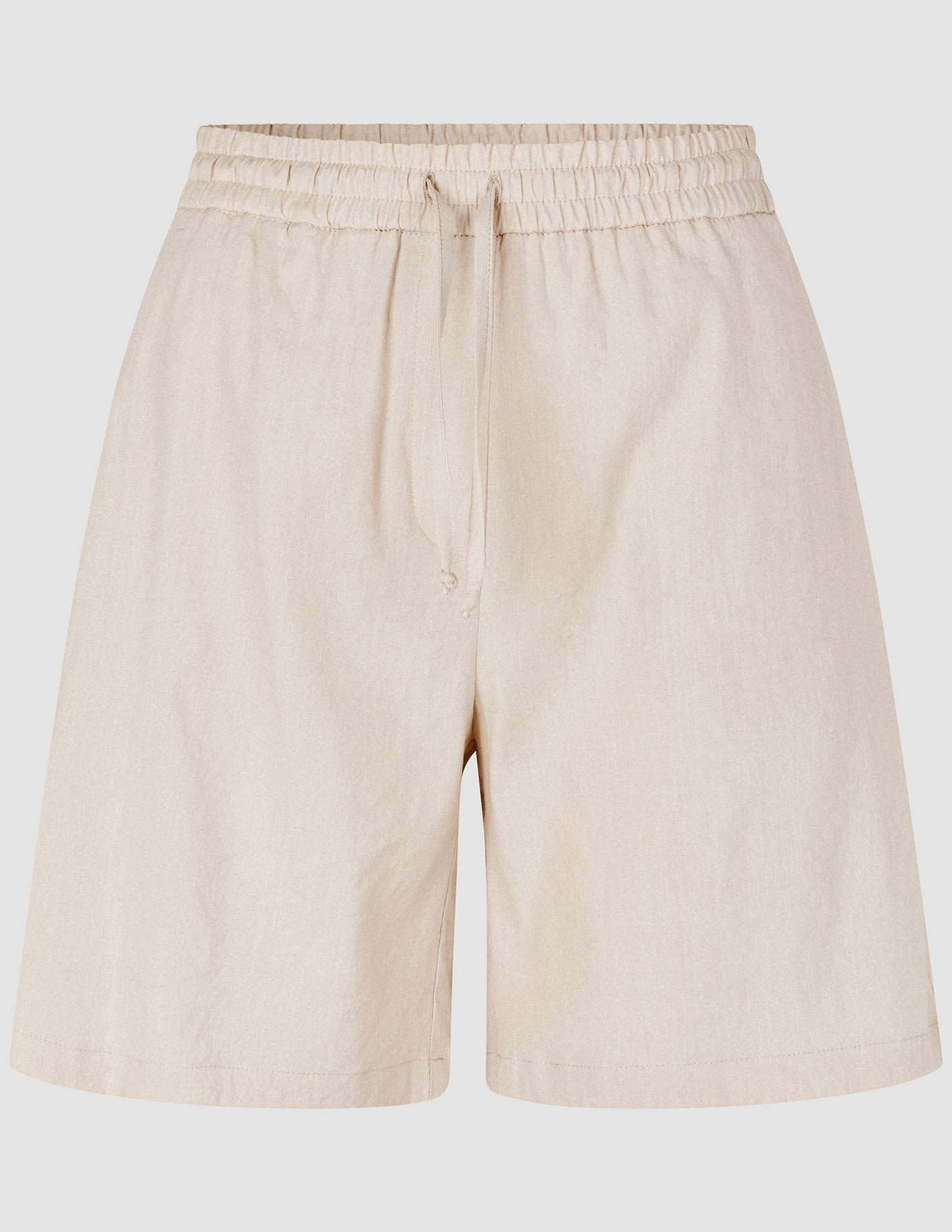 Women's Linen Shorts Relaxed Sandy Beige