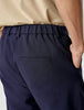 Linen Pants Relaxed Fit Navy