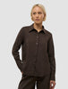 Women's Linen Shirt Espresso