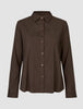 Women's Linen Shirt Espresso