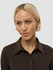 Women's Linen Shirt Espresso